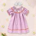 CJ Infant Baby Girls Halloween Dress Ghost Embroidery Dress With Headband Party Costume Dresses