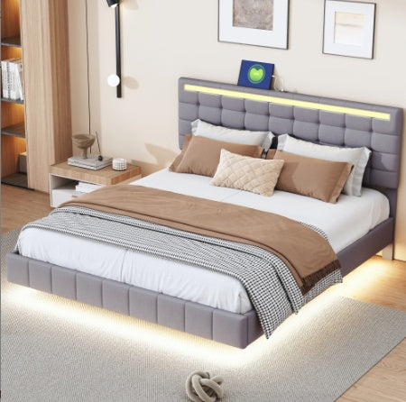 CJ Linen Flat Double Bed