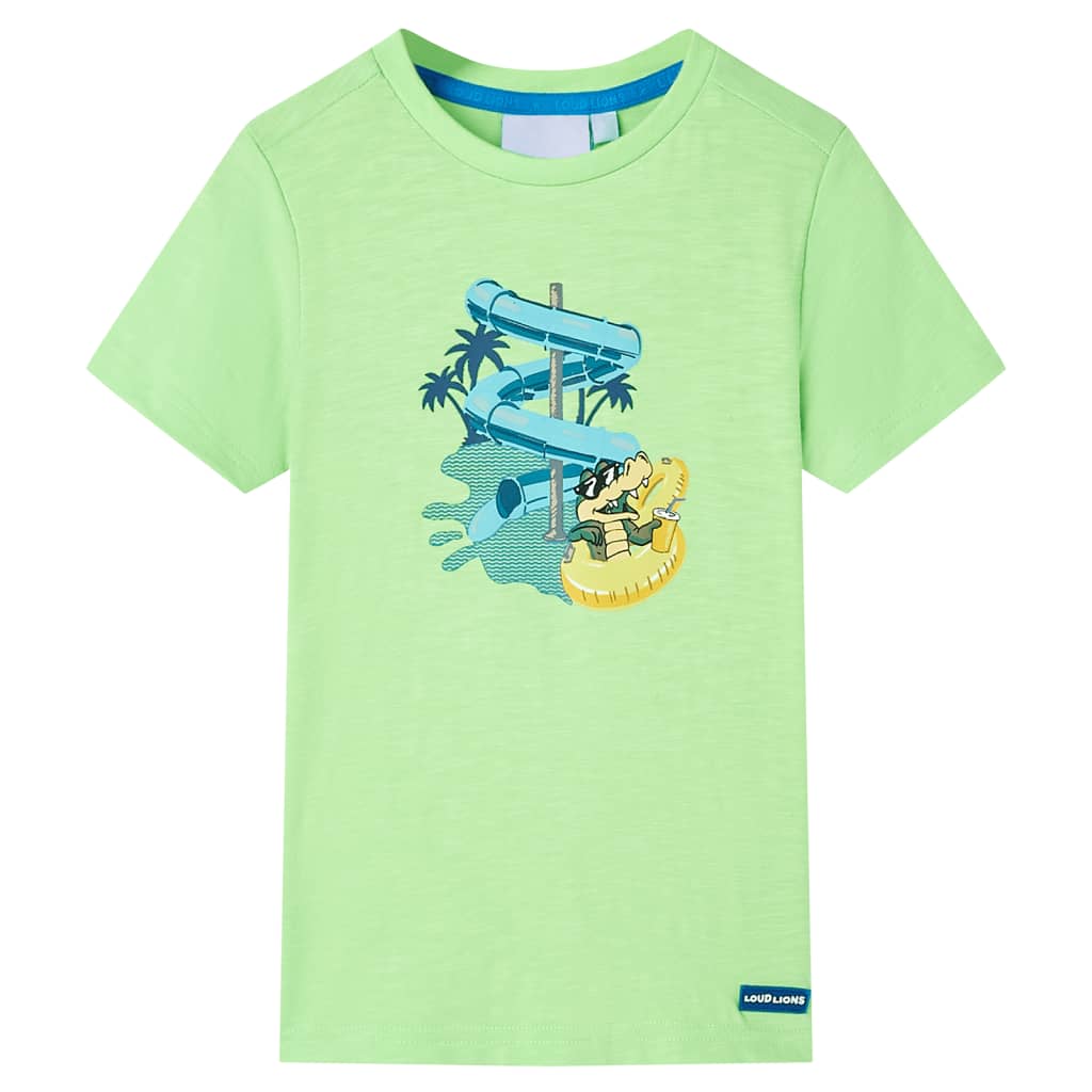 CJ Children's T-shirt Dark Blue 116 Children's T-shirt Neon Green 116