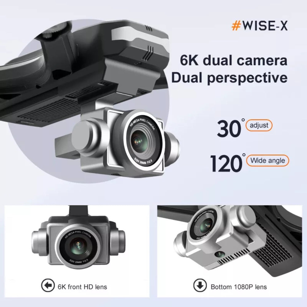 CJ V14 Professional Drone 6K HD Dual Camera Wifi FPV Portable RC Quadcopter 2 BATTERY,Drones Suitable For Adults & Beginners.Logistics Is Randomly Sent By UPS,USPS,Self-pickup.