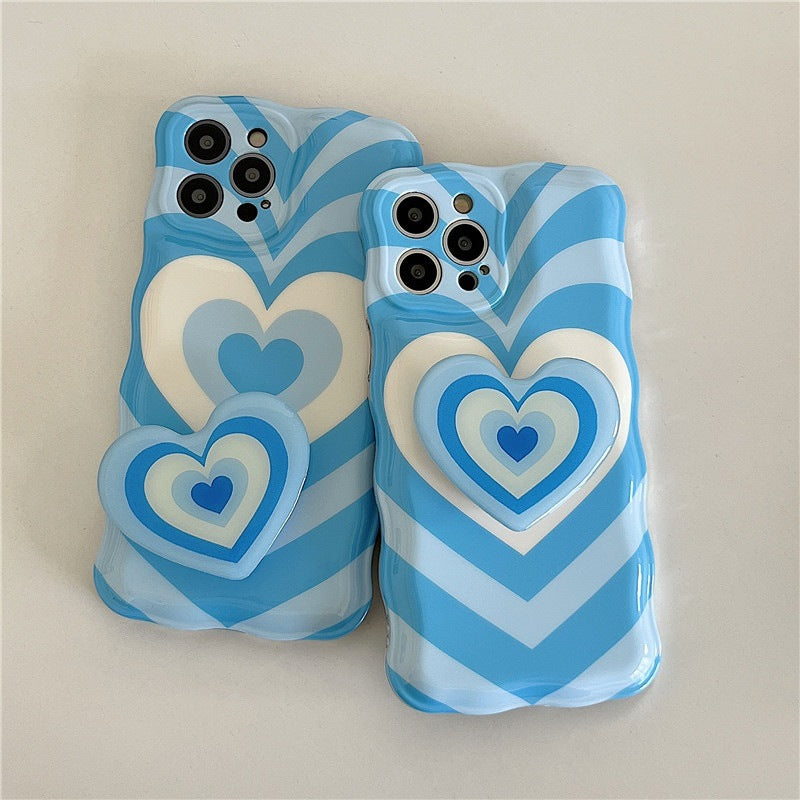 CJ Creative Blue Multiple Love Phone Case