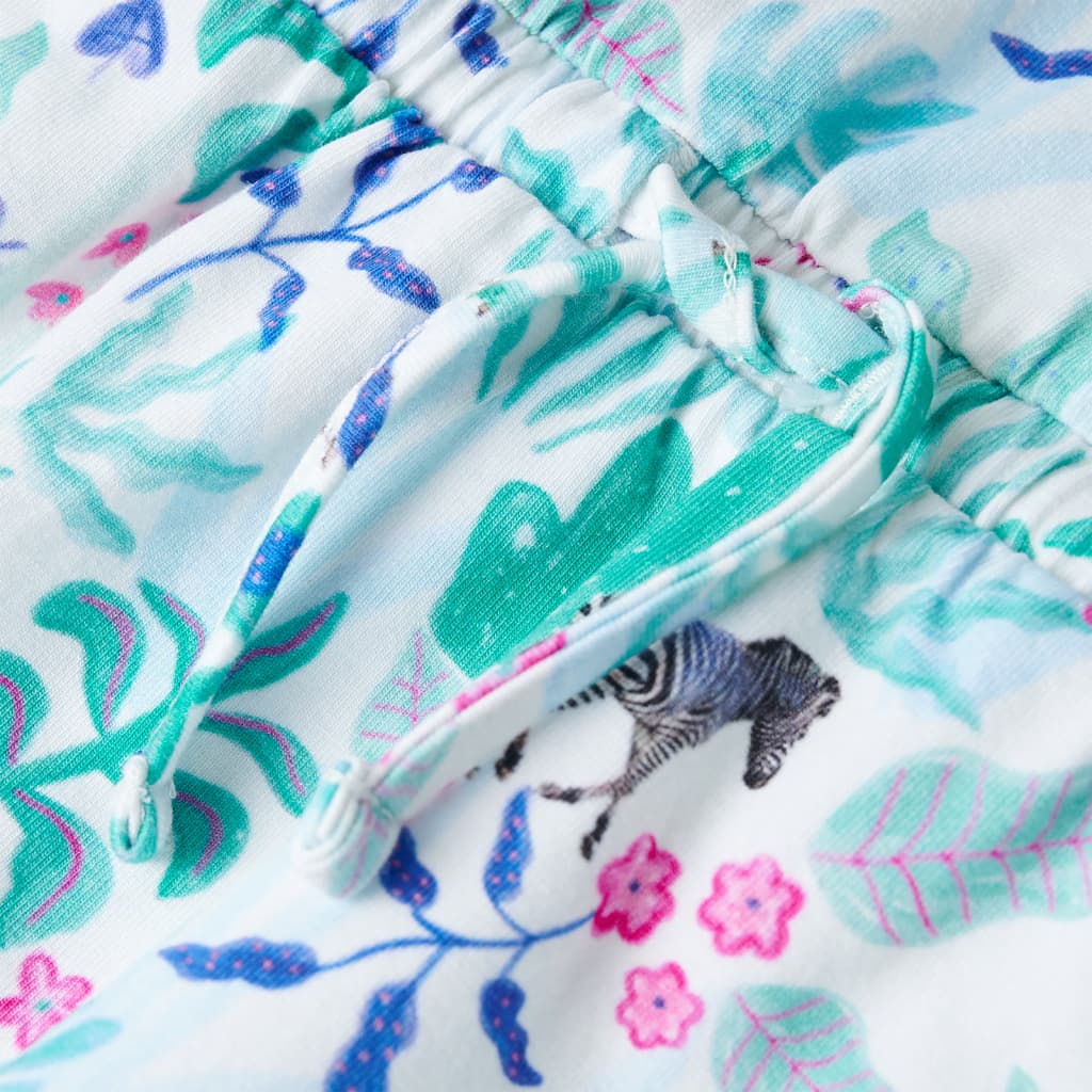 CJ children's dress ecru and dark mint green 104 children's dress ecru