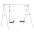 CJ Swing Seats with Ropes, 2 pcs., Blue, 38x16 cm, Polyethylene