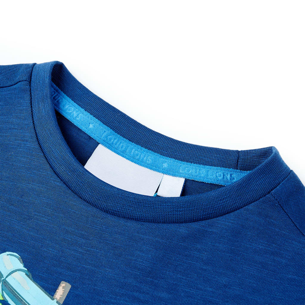 CJ Children's T-shirt Dark Blue 116 Children's T-shirt Neon Green 116