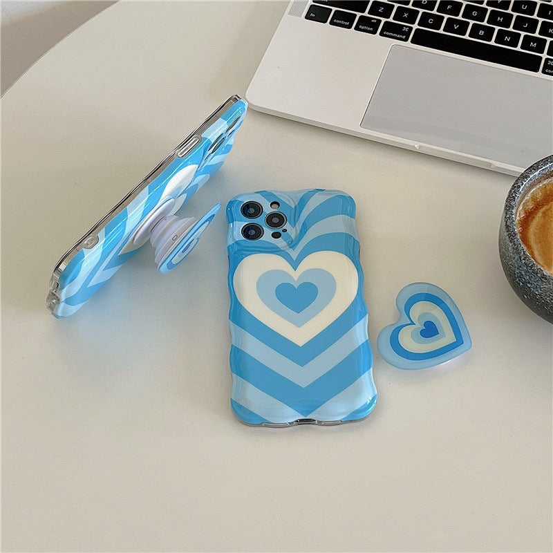CJ Creative Blue Multiple Love Phone Case