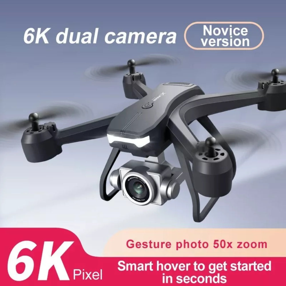 CJ V14 Professional Drone 6K HD Dual Camera Wifi FPV Portable RC Quadcopter 2 BATTERY,Drones Suitable For Adults & Beginners.Logistics Is Randomly Sent By UPS,USPS,Self-pickup.