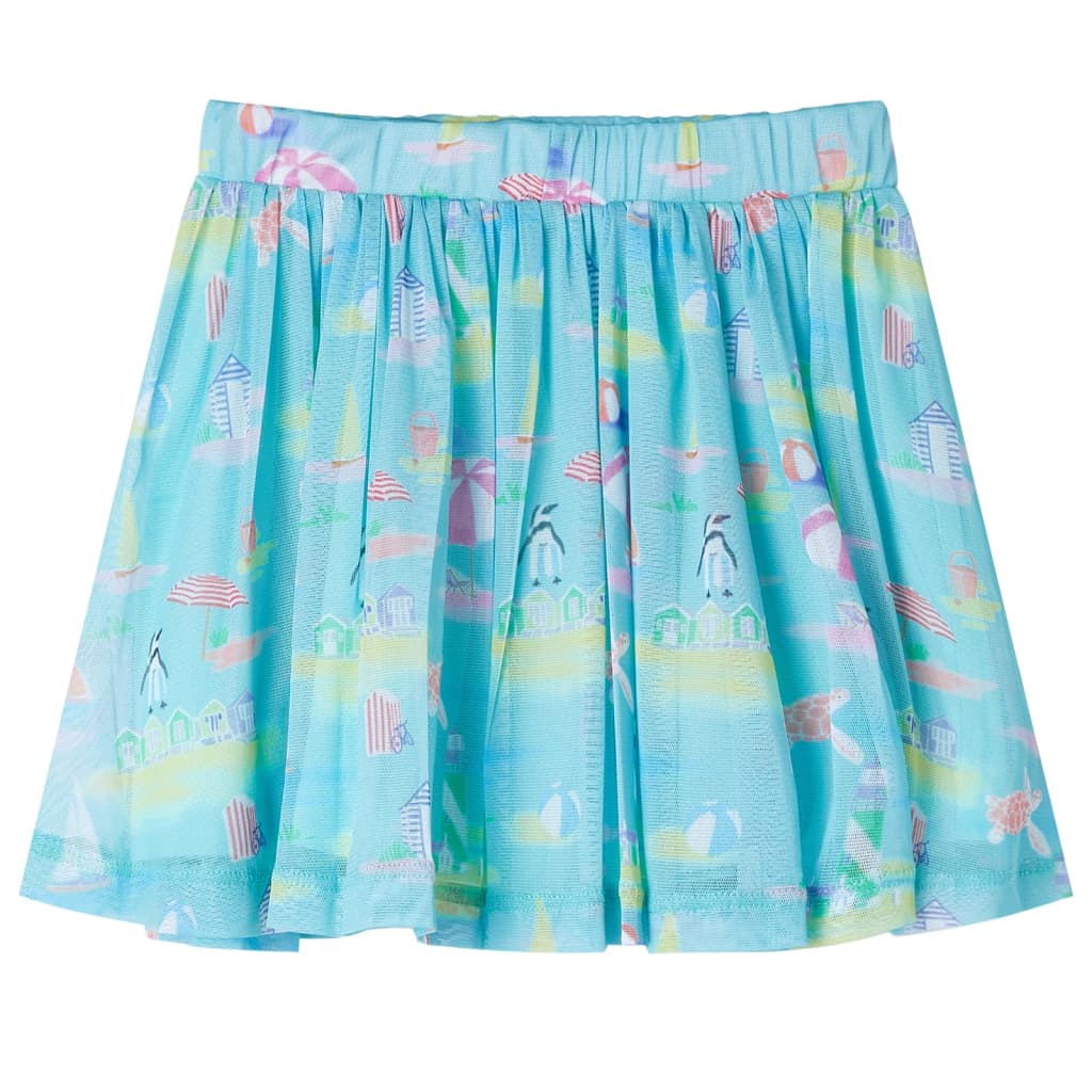 CJ Children's pleated skirt, light blue, size 116