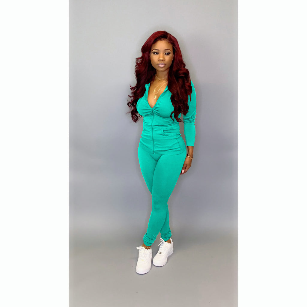 Women's Fashionable Casual Sports Two-Piece Set