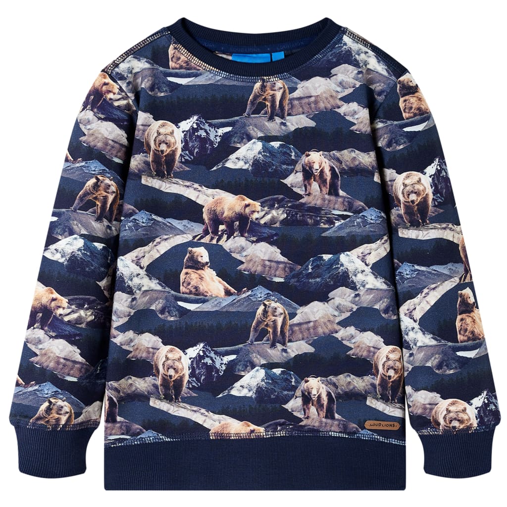 Children's sweatshirt navy blue 104 Children's sweatshirt navy blue 116 Children's sweatshirt navy blue