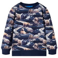 Children's sweatshirt navy blue 104 Children's sweatshirt navy blue 116 Children's sweatshirt navy blue